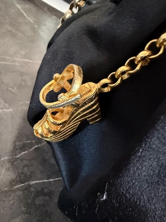 Authentic* Salvatore Ferragamo | Shoe Charm Bucket Bag - Picture 10 of 15